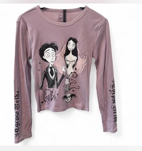 Tim Burton Corpse Bride Mädchen Langarmshirt, Größe L. Grafikdruck. Film - Bild 1 von 6