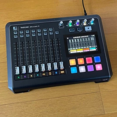 TASCAM MIXCAST 4 Desktop Bluetooth Recording Digital Podcast Mixer Fully Working - Image 1 of 2