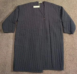 Schwarze Crane Steppjacke dunkelmarine 100 % Baumwolle hergestellt in den USA Damen XS - Bild 1 von 8