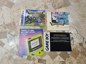 Handbuch Karte Poster & Beilagen Dragon Warrior I & II 1 2✨Gameboy Color Game Boy GBC - Bild 1 von 9