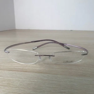 NWOT Silhouette 4393 40 6204 Eyeglasses Titan Purple Frames Only 52-17-140 5363 - Picture 1 of 7