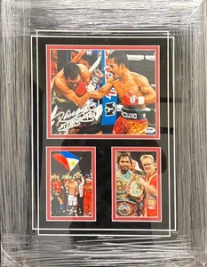 Manny Pacquiao Boxing Hand Signed Auto 8x10 Commemorative - PSA P93315 - Picture 1 of 1