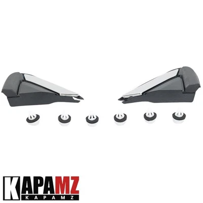 1 Pair Front Fender Pillar Trim Mirror Corner Molding For GMC Terrain 2018-2024 - Изображение 1 из 4