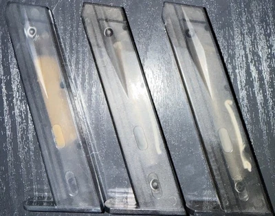 Lote de 3 cartuchos de pistola de airsoft Colt 1911 modelo alvo 6 polegadas movido a mola - Imagem 1 de 4