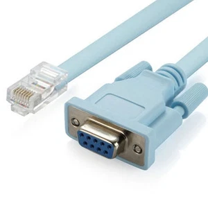 Câble Console USB RJ45 Cat5 Ethernet vers RS232 DB9 Port Com Série Bu7623 - Photo 1/10
