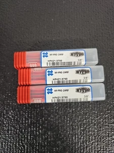 (3)Osg Hp421-3750 3/8"D 2 Flute End Mill Carbide TiAin Coated Lot Of 3 - Picture 1 of 4