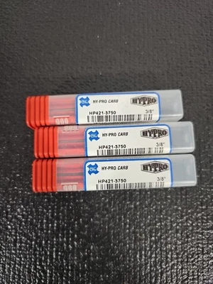 (3)Osg Hp421-3750 3/8"D 2 Flute End Mill Carbide TiAin Coated Lot Of 3 - Image 1 of 4