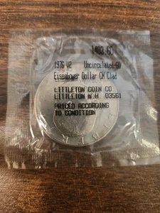 1976 Type 2 Eisenhower Dollar - Bild 1 von 2
