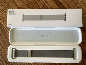 Genuine Apple Watch Band Milanese Loop 316L Stainless steel 42mm - Photo 1 sur 7