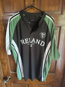 Irland Rugby Tradition Trikot schwarz grün Herren XX-Large Irish Shirt - Bild 1 von 4