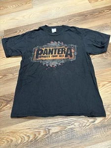 Vintage Pantera Official Cowboys From Hell Saw Logo Premium T-Shirt Sz M (bx3) - Picture 1 of 7