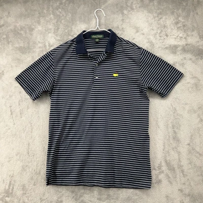 Camisa polo vintage Masters Amen Corner para hombre mediana multicolor a rayas golf preppy Foto 1 de 4