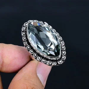 Alexandrite Quartz Gemstone 925 Sterling Silver Adjustable Jewelry Ring VJ 1318 - Picture 1 of 5