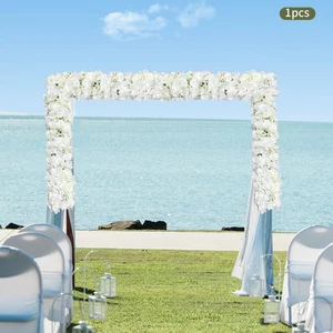 Artificial Flowers Artificial Silk Flowers Row 100*25cm for Home Party Wedding - Picture 1 of 23