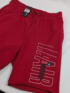 New With Tag Nike Air Jordan Jumpman Classic Fleece Shorts Mens Large Red shorts - Picture 1 of 10