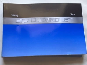 2003 Chevrolet S-1Owner’s Manual with Limited Warranty Card in Useable Condition - Picture 1 of 6