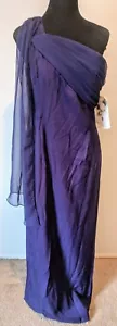 Scott Mcclintok Size 14, L Dress Ankle Length Prom/Wedding Purple Vintage ~$150 - Picture 1 of 11