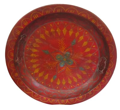 Bandas de reparación de metal de lujo decorativas de arte popular pintadas a mano vintage Foto 1 de 4