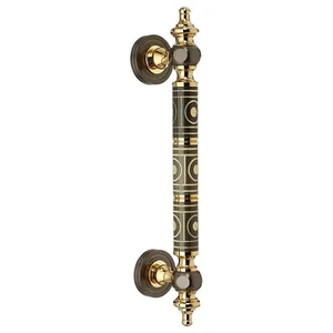 12 Inch Full Brass Main Door Handle Pull Handles for All The Doors Pack of 1 G4 - Picture 1 of 6