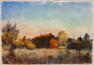 ::FRANZ EHMKE *1928 -2018 °BERLIN AM TEGELER FLIEß EICHWERDER PASTELL SIGNIERT - Bild 1 von 7