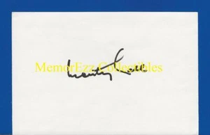 MONTY HALL Let's Make A Deal Producer SIGNED Autographed 4x6" Index Card - Picture 1 of 1