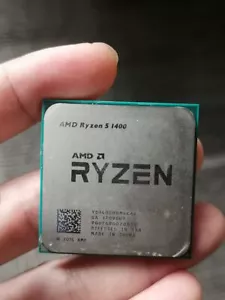 AMD Ryzen 5 1400 AM4 CPU Processor R5 1400 Quad Core 8T 3.2GHz Desktop 8MB 65W - Picture 1 of 2