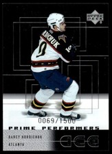 2000-01 Upper Deck Ice Darcy Hordichuk Rookie 0069/1500 Atlanta Thrashers #106