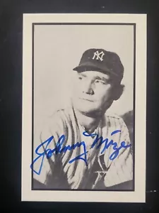 1983 Bowmen Reprint BaseBall Collector Series Johnny Mize #15 *IP* Auto🔥 - Picture 1 of 3