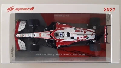 Spark Models Alfa Romeo Sauber C41 Kimi Raikkonen 1/43 F1 Abu Dhabi 2021 S7856 - Immagine 1 di 4