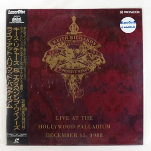 KEITH RICHARDS: & X- Winos / Live Hollywood Pall (1992) Japan LD SEALED PROMO - Imagen 1 de 2