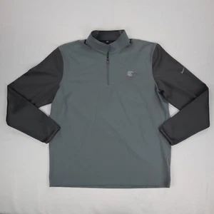 Nike Dri-Fit Golf Jacket Mens Size Large Lightweight Quarter Zip Pullover - Picture 1 of 13