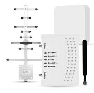 Cell Phone Booster Compatible All US Carriers Up to 6000 Sq ft Boost 4G 5G LTE - Photo 1 sur 4