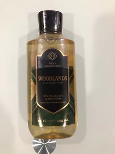 BATH & BODY WORKS WOODLANDS 3 IN 1 LAVAGGIO CORPO VISO CAPELLI UOMO 10 OZ - Foto 1 di 2