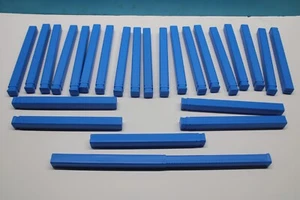 x6 plastic containers Telescopic Tubes Blue 14mm x310 mill drill tool protect - Picture 1 of 2