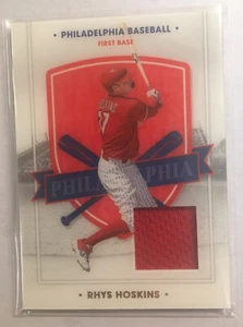 2021 Chronicles Americas Pastime Rhys Hoskins #77 Patch Card - Picture 1 of 2