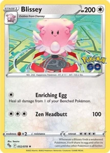 Blissey Holo Foil Stamped 052/078 Pokémon GO *PACK FRESH* - Picture 1 of 1