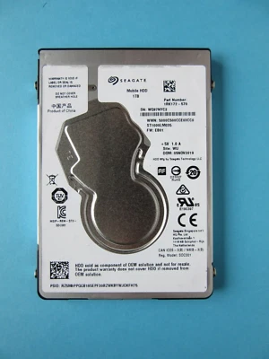 Seagate ST1000LM035 1RK172-570 EB01 1TB 2.5" HDD WQ9 Nov 2019 China WU - Image 1 of 4