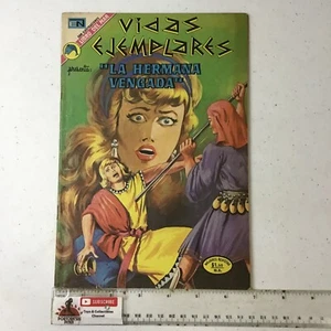 1973 SPANISH COMICS VIDAS EJEMPLARES #395 LA HERMANA VENGADA NOVARO MEXICO - Picture 1 of 5