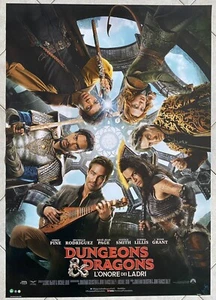 Dungeons & Dragons 2023 manifesto 1 F 70*100 original poster fantasy - Foto 1 di 1