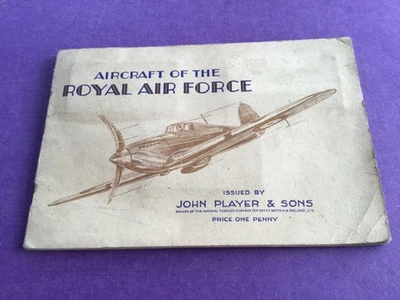Aircraft of the Royal Airforce a full set Players cards in album 1938 - Image 1 of 4