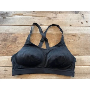 Victoria's Secret VSX Black 40C Lightweight Mesh Sport Bra VS - Picture 1 of 2