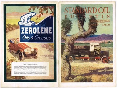 BOLETIM DE ÓLEO PADRÃO CALIFÓRNIA MAYNARD DIXON LANCASTER JOSHUA TREE PALMDALE - Imagem 1 de 3