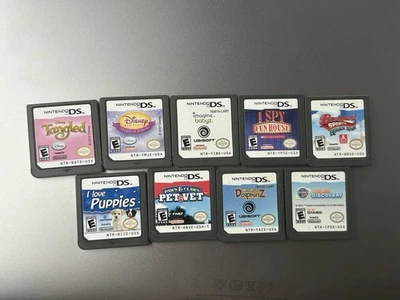 Nintendo DS Game Lot of 9 Tested & Working Video Games w/ Proof ~ Disney & Pets - Image 1 of 4
