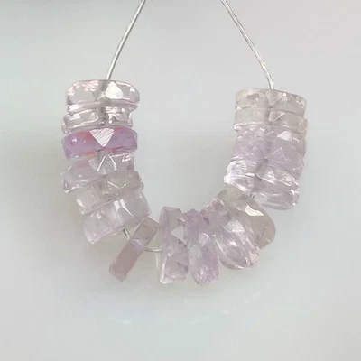 15.49 Ct  Natural Rutile Amethyst Round Beads - 9283 - Image 1 of 2