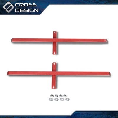 Brazo de control de subchasis calibre rojo conectores para Ford Mustang 1979-2004 Foto 1 de 4