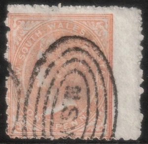 ✔️ AUSTRALIA NEW SOUTH WALES 1882/1891 - QUEEN VICTORIA - WM 55 - SC. 61 (o) - Picture 1 of 1