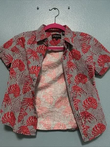 Boys Size 6 Kenneth Cole Short Sleeve Button Down Shirt - Picture 1 of 4