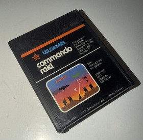 Commando Raid (Atari 2600, 1982) Cleaned & Tested (JY036)