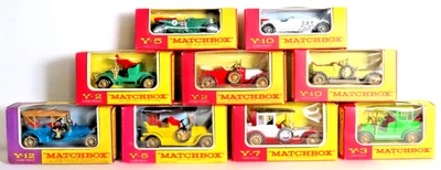 Matchox Models of Yesteryear Lot of Nine scale 1:51 INV# 0955 - Image 1 of 4