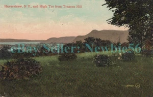 Haverstraw NY - HIGH TOR MOUNTAIN & VILLAGE FROM TREASON HILL - Postcard - Picture 1 of 2